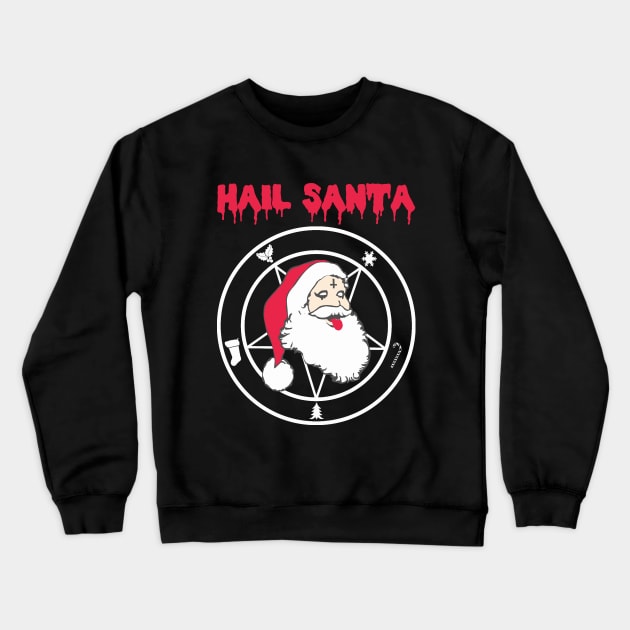 HAIL SANTA Crewneck Sweatshirt by toruandmidori